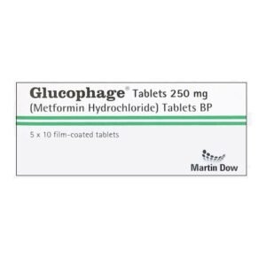 GLUCOPHAGE 250 MG TAB 50 S